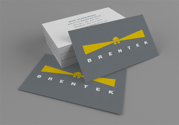 Brentek Business Cards by Ottawa Graphic Designer idApostle